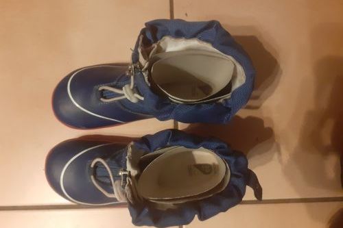 Barefoot voděodolná obuv Bobux - Splash Blueberry modrá