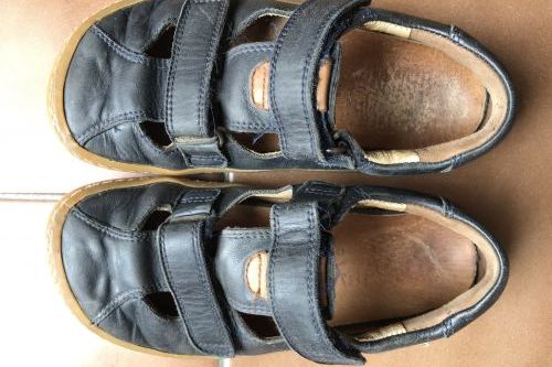 Kožené barefoot sandály 