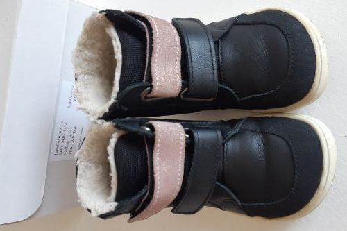 Kožené zimní botky s membránou Baby Bare Febo Winter vel. 22