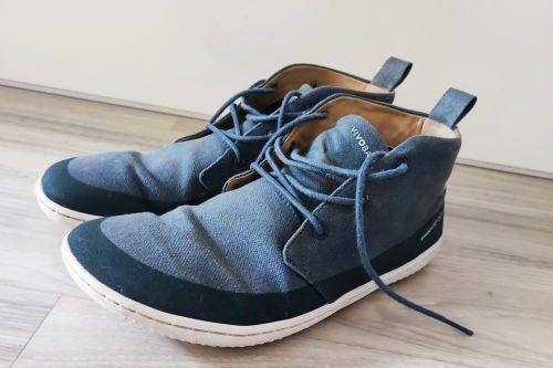 Vivobarefoot GOBI II HEMP MENS DEEP SEA BLUE (velikost: 42 )