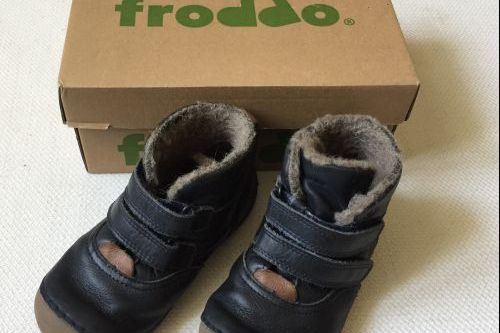 Zimní kožené boty Froddo flexible Dark blue vel. 26